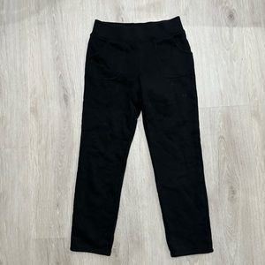 kids athletic works black fleece sweatpants joggers pants